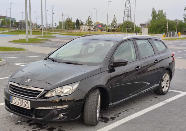 Peugeot 308 cena 41500 przebieg: 141000, rok produkcji 2017 z Poznań małe 56